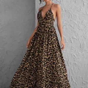 Vestido Estampa Leopardo