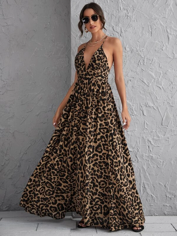 Vestido Estampa Leopardo