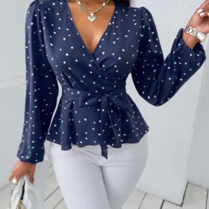 Blusa Manga Longa Estampada