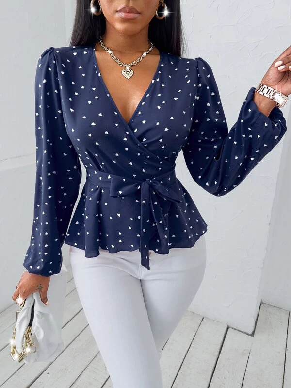 Blusa Manga Longa Estampada