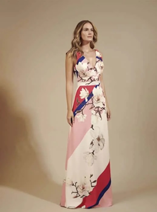 Vestido Longo Estampa Floral